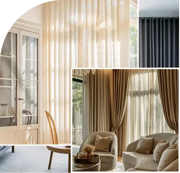 Dubai Interior Curtains – Living Room