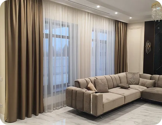 Living Room Blackout Curtains Dubai