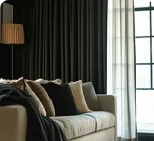 Stylish Living Room Drapes Dubai