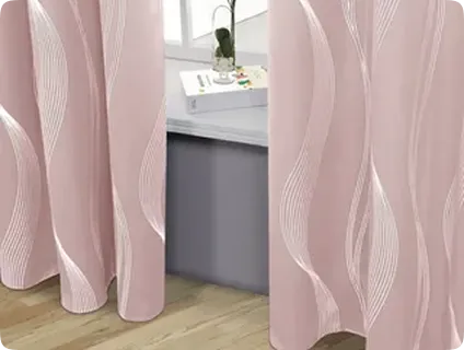 Dubai S-Fold Window Drapes